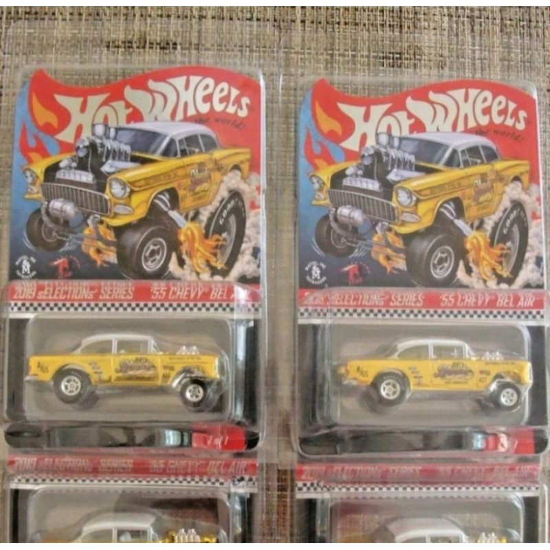 Jual Hot Wheels Rlc 55 Chevy Bel Air Gasser Gold Selections Dirty