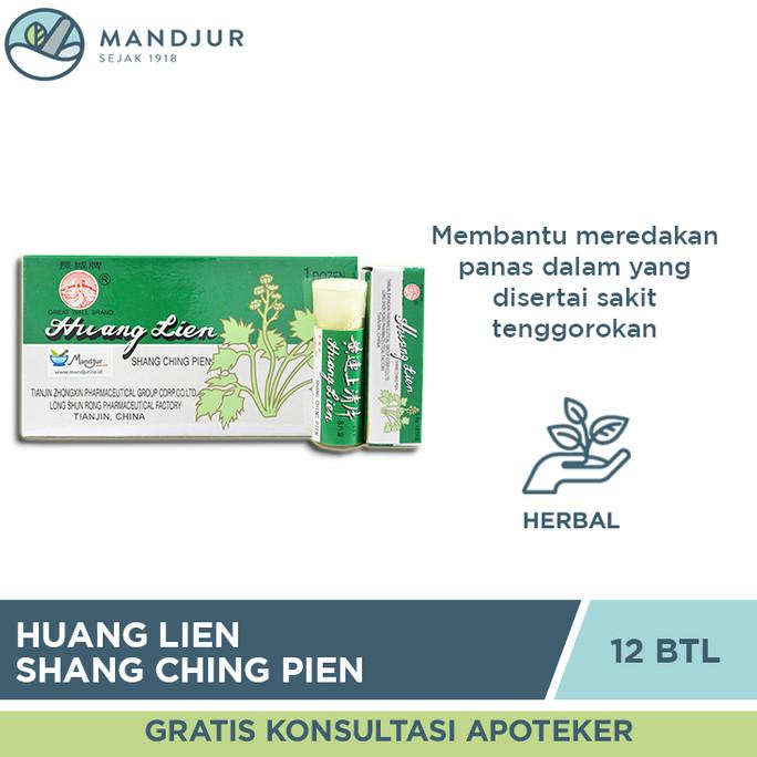 Jual Huang Lien Shang Ching Pien Dus Isi 12 Botol Kecil - Obat Panas ...
