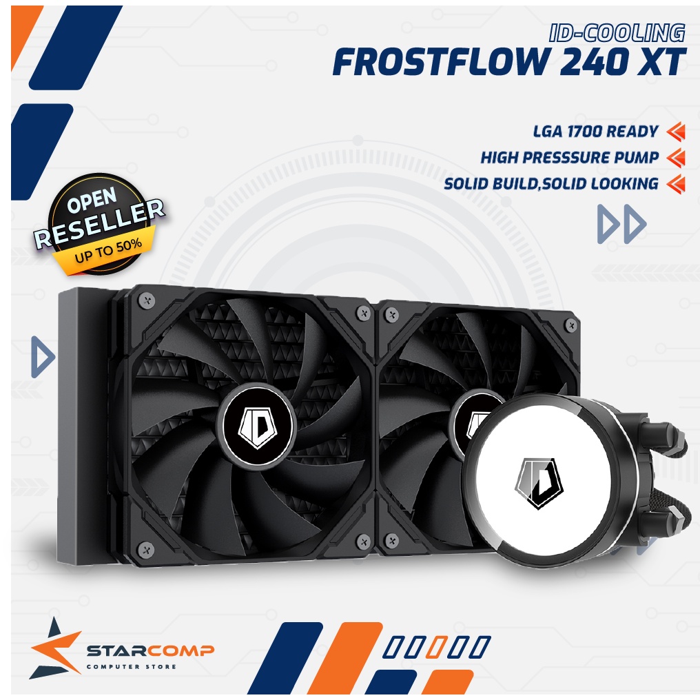 Jual ID-COOLING FrostFlow 240 XT CPU AIO Water Cooling 240XT | Shopee ...