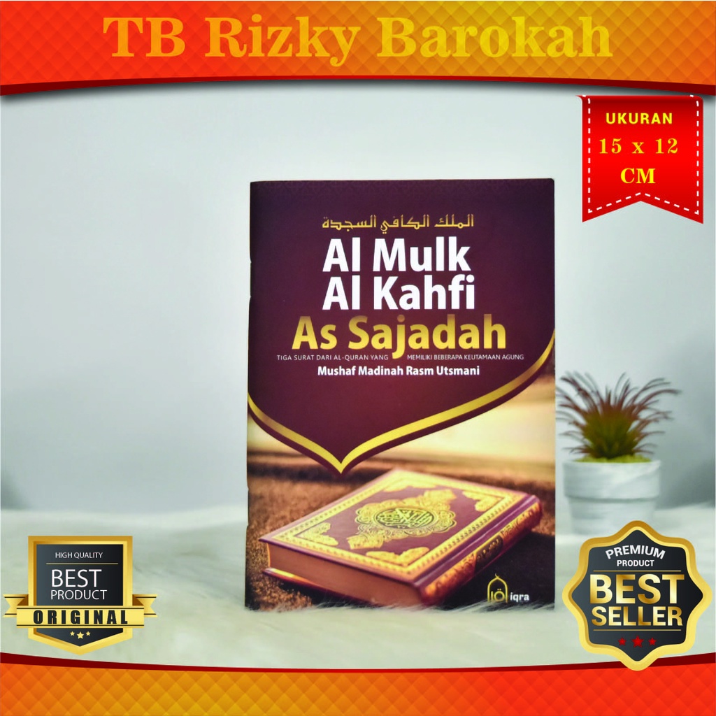 Jual Buku Saku Surat Al Mulk Surat Al Kahfi Surat As Sajadah