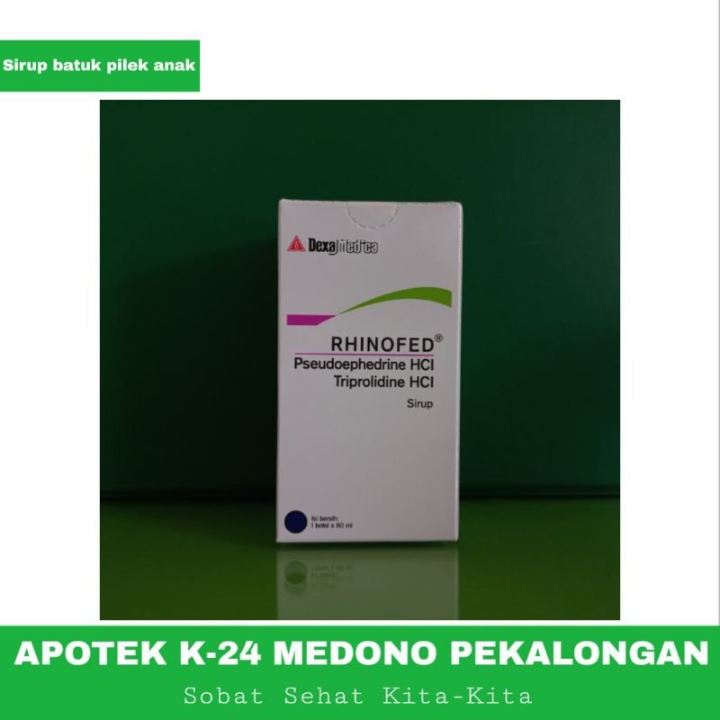 Jual Rhinofed 60ml/obat pilek/obat pernapasan | Shopee Indonesia