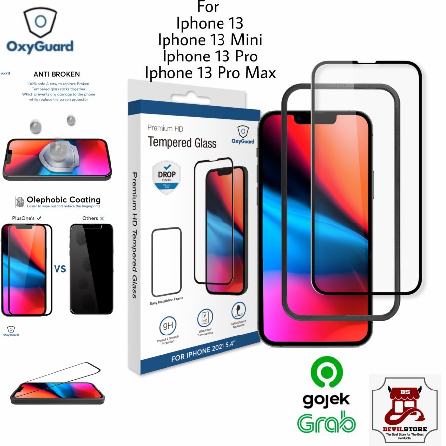 Jual Oxyguard Tempered Glass Iphone 13 Pro Max 13 Pro Mini Screen ...