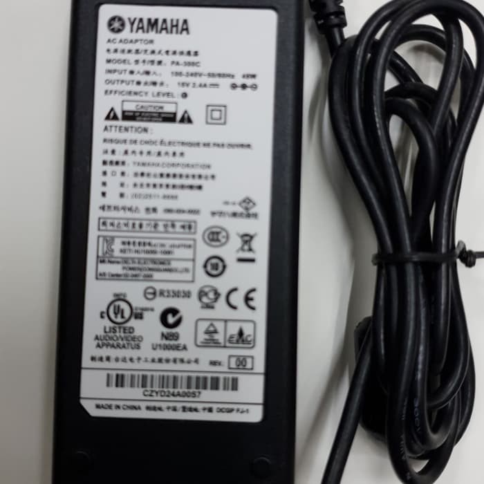 Alimentatore 16V AC Per Yamaha PSR-S750, PSR-S950 E Altri – ABLEGRID Con Cavo 1,5 Mt