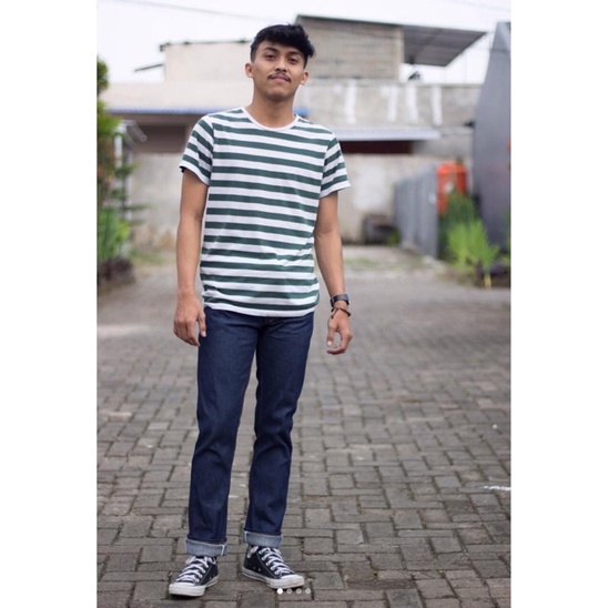 Jual SIMISSTY DENIM. RAW DENIM MATERIAL. SHELL STICH ACENT SELVEDGE ...