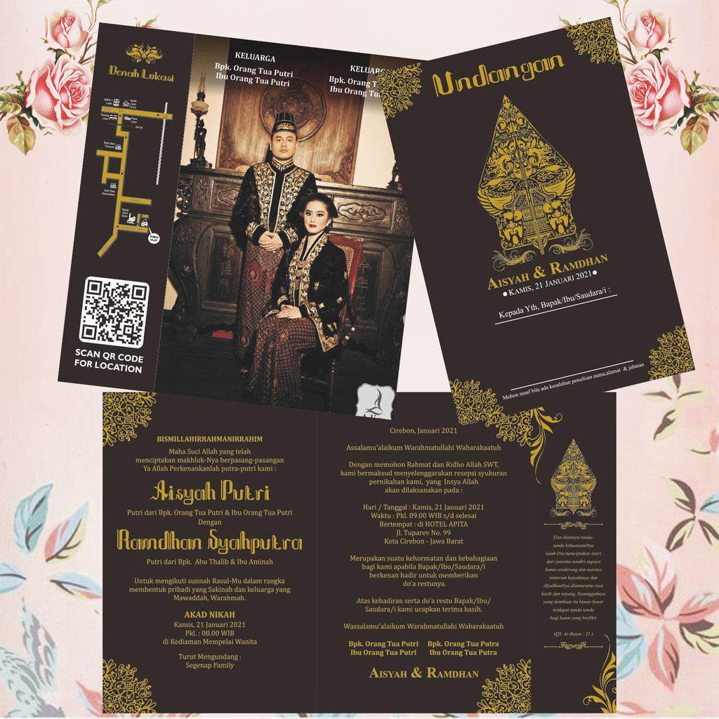 Jual UNDANGAN PERNIKAHAN GUNUNGAN WAYANG PHOTO | Shopee Indonesia