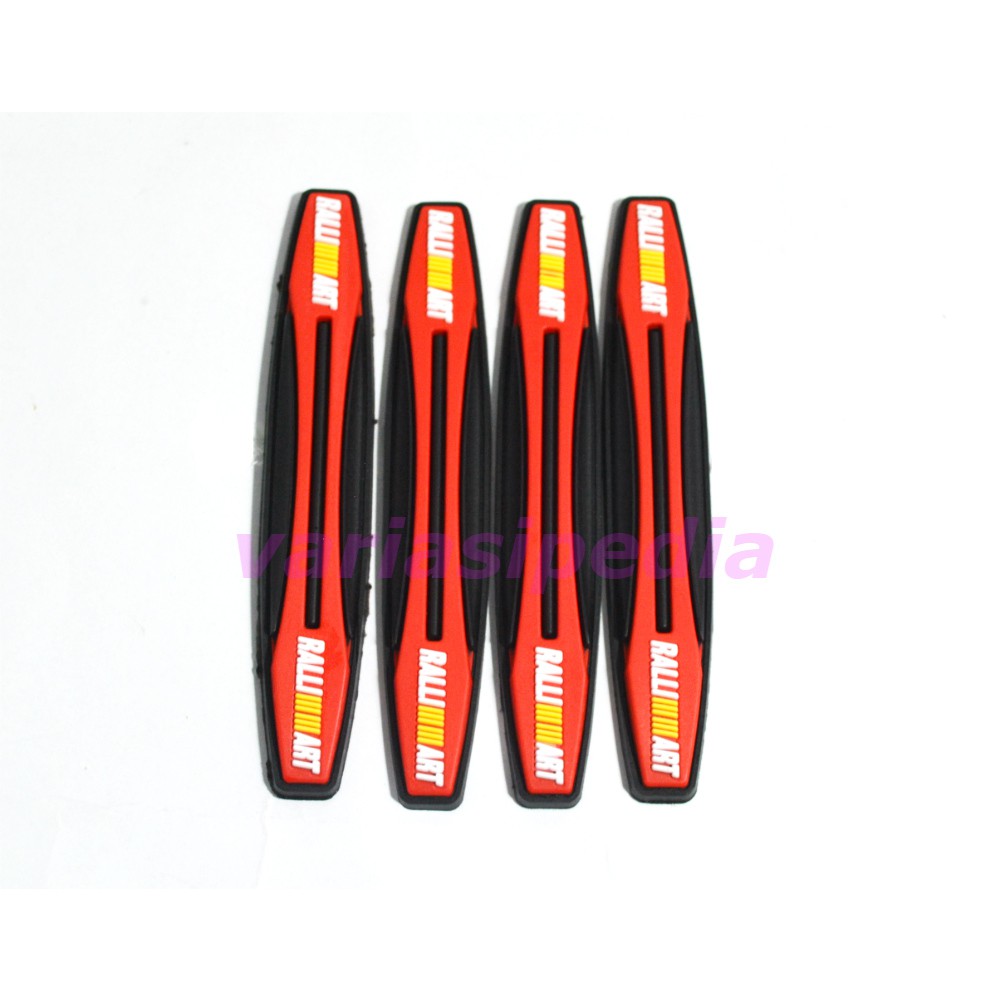 Jual Door Guard Ralliart Merah Hitam | Shopee Indonesia
