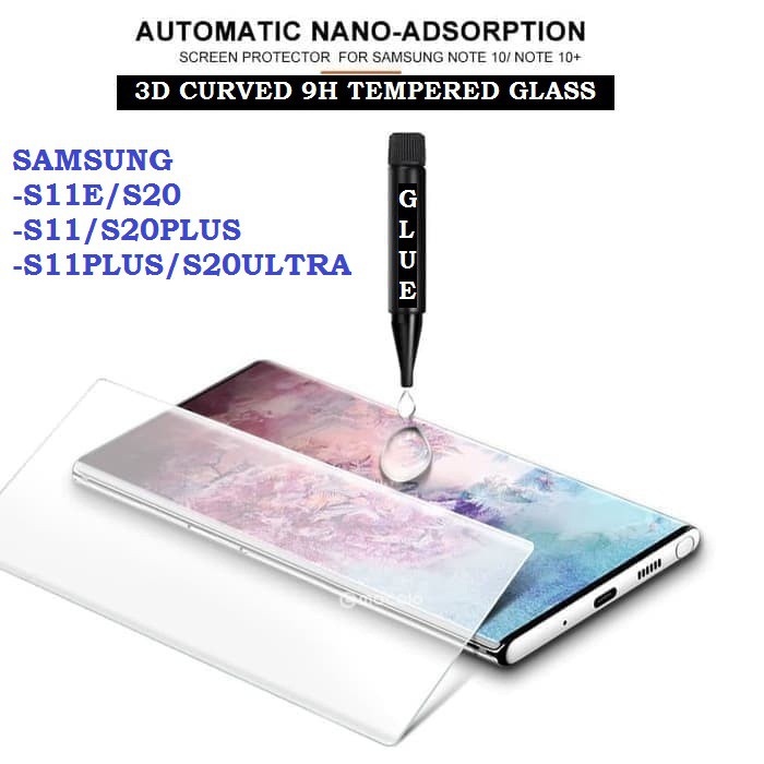 Jual SAMSUNG GALAXY S20 S21 S22 S23 Plus Ultra Tempered Glass Clear UV