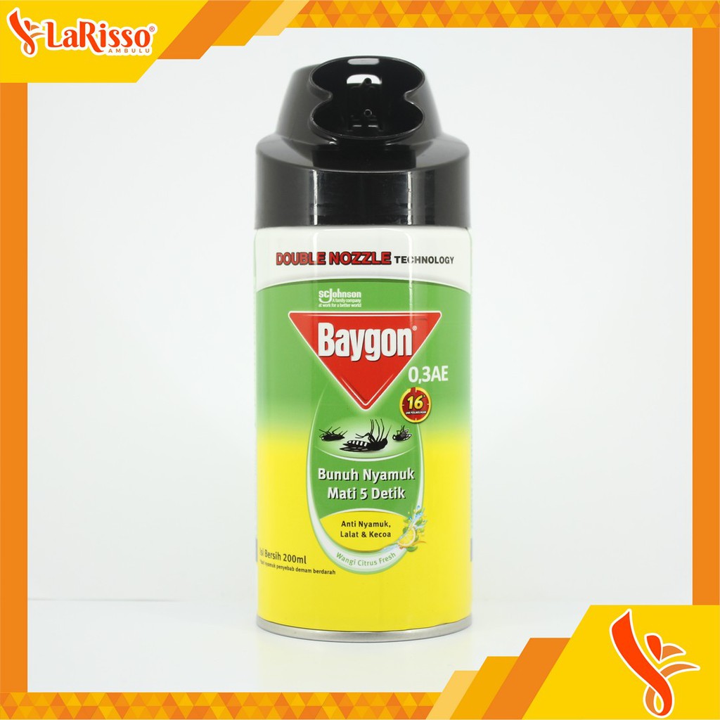 Jual Baygon Aerosol Obat Anti Nyamuk Lalatandkecoa Semprot 200ml All