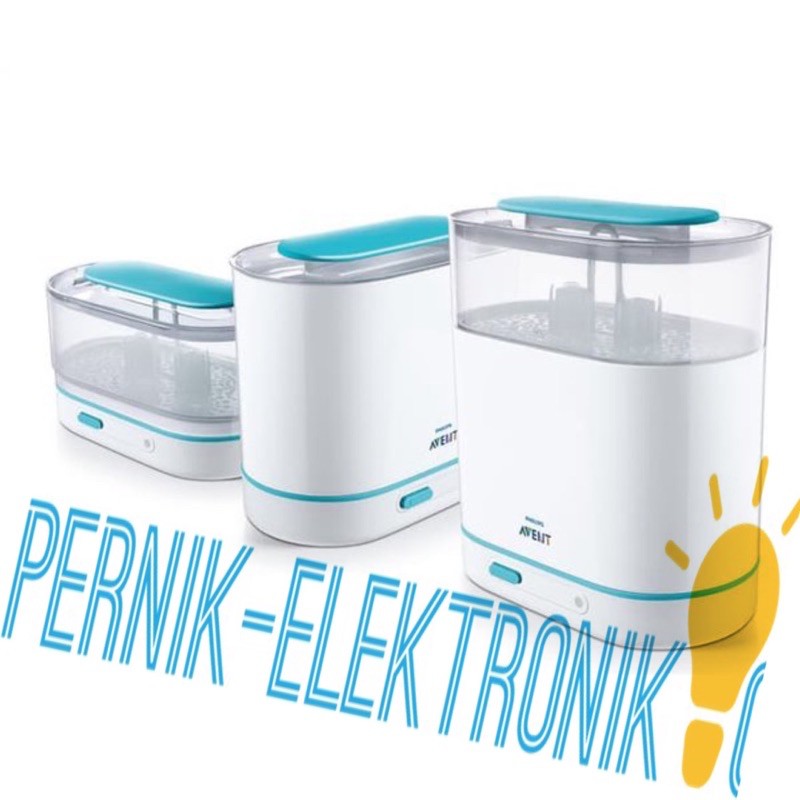 Jual PHILIPS AVENT SCF284/02 3in1 Electric Steam Sterilizer. Sterila ...