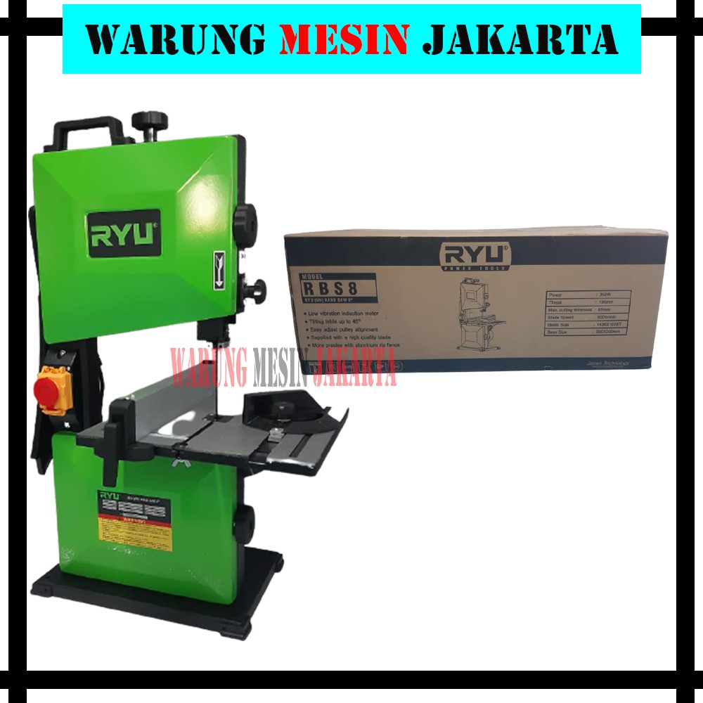 Jual MESIN BAND SAW RYU RBS 8 RBS8 BANDSAW RYU GERGAJI UKIR KAYU ...