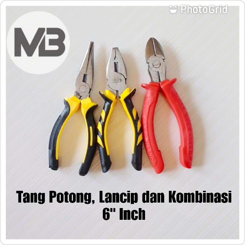 Jual Tang Potong Kombinasi Lancip Inch Shopee Indonesia