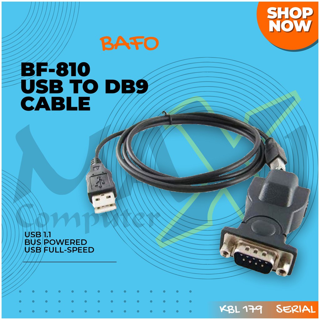 Jual Bafo BF-810 USB to Serial Adapter DB9 Serial USB Full-Speed 12Mbps ...