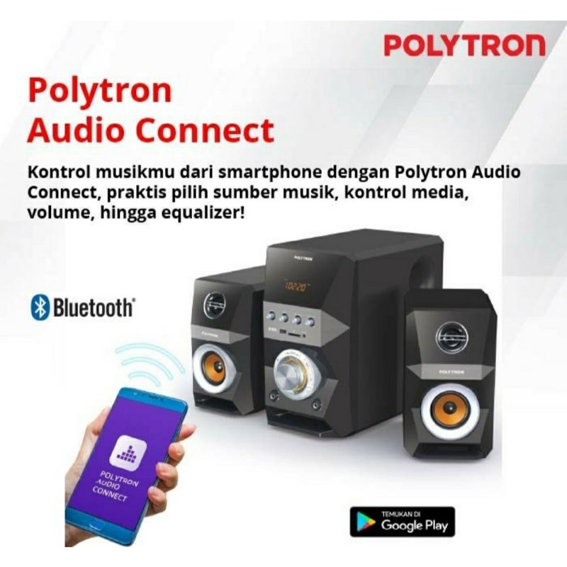 Jual Speaker Polytron Multimedia Bluetooth PMA 9522 | Shopee Indonesia