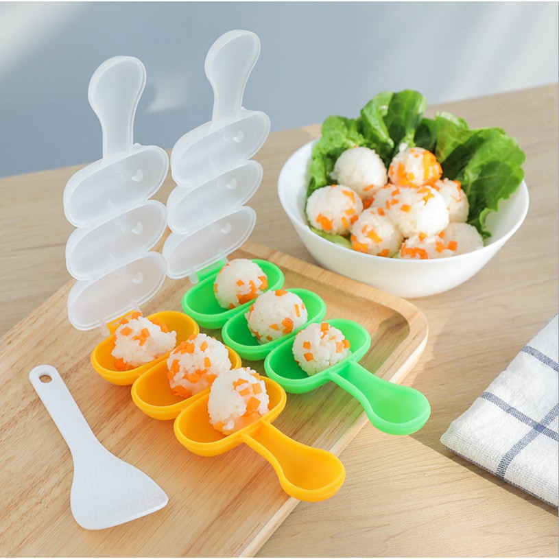 Jual Rice Ball Shaker Alat Cetak Nasi Bento Sushi Mold Lucu | Shopee ...