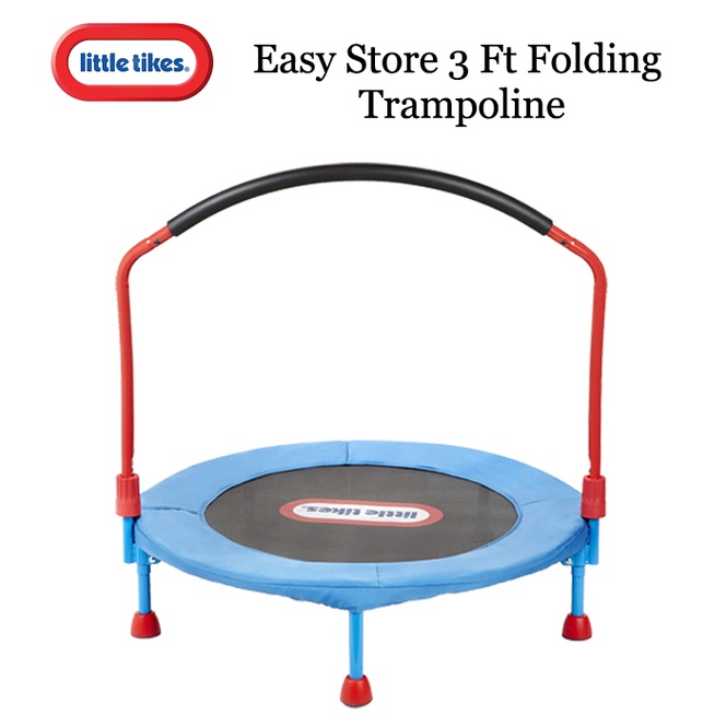 Jual Little Tikes Easy Store 3 Ft Folding Trampoline Shopee