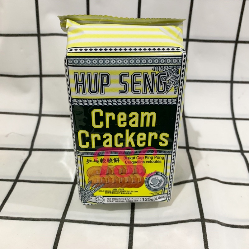 Jual Hup Seng Cream Cracker 125gr / Hup Seng Asin Biskuit Hup Seng Asin ...