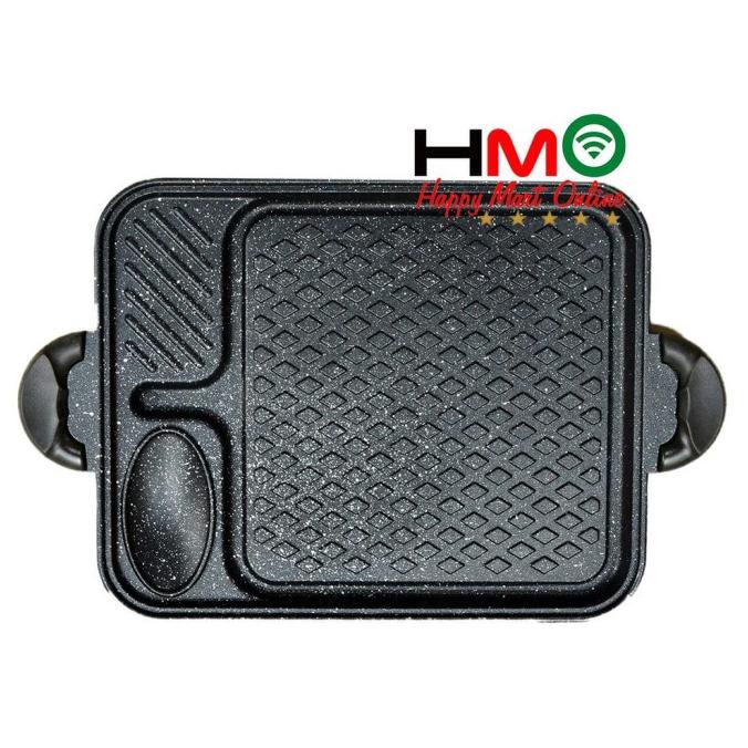 Jual Asta Multi Grill Pan Teflon Panggangan Pemanggang Kompor Marble