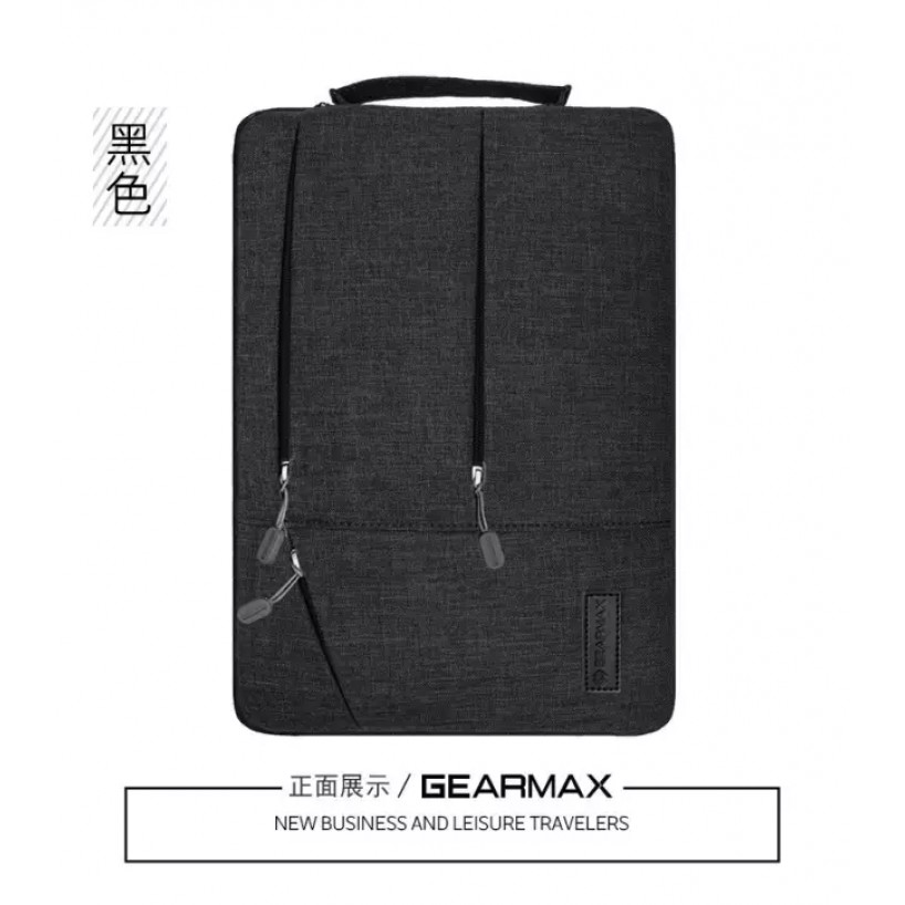 Jual TOP1135 Original GEARMAX WIWU PREMIUM GM4102MB13 13.3 Inch Portable Laptop Bag Briefcase Black Shopee Indonesia