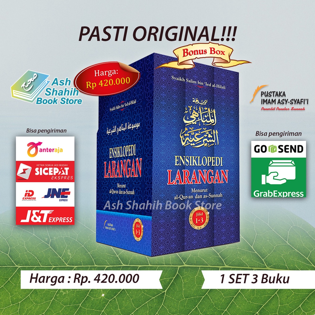 Jual Ensiklopedi Larangan 1 Set 3 Jilid Original - Menurut Al Quran Dan ...