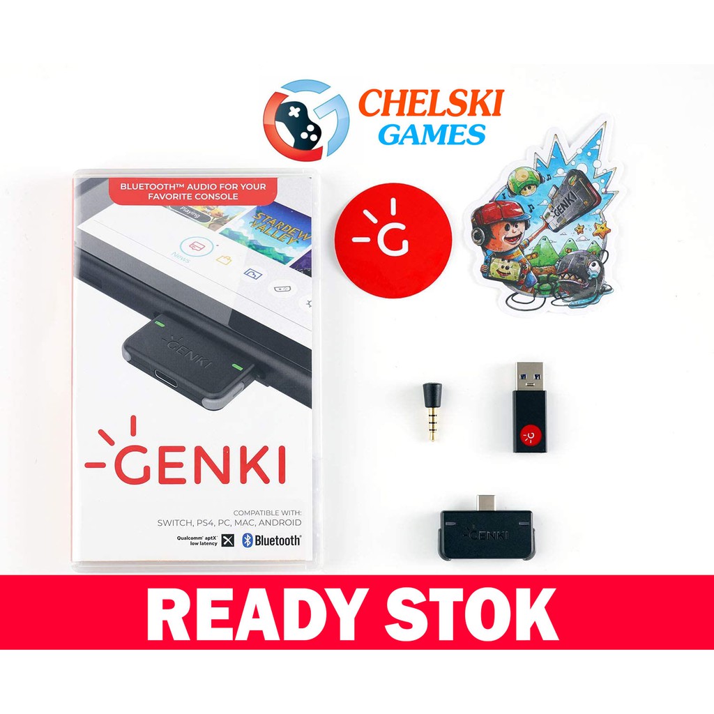 Jual Genki Bluetooth Audio Adapter Nintendo Switch Lite Ps4 Pc Neon Shopee Indonesia 1651