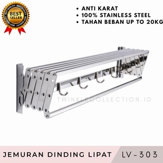 Jual JEMURAN DINDING - JEMURAN LIPAT LIVEO WALL DRYING HANGERS LIVEO LV ...