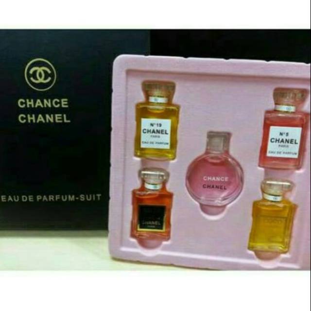 Jual Chanel chance mini set