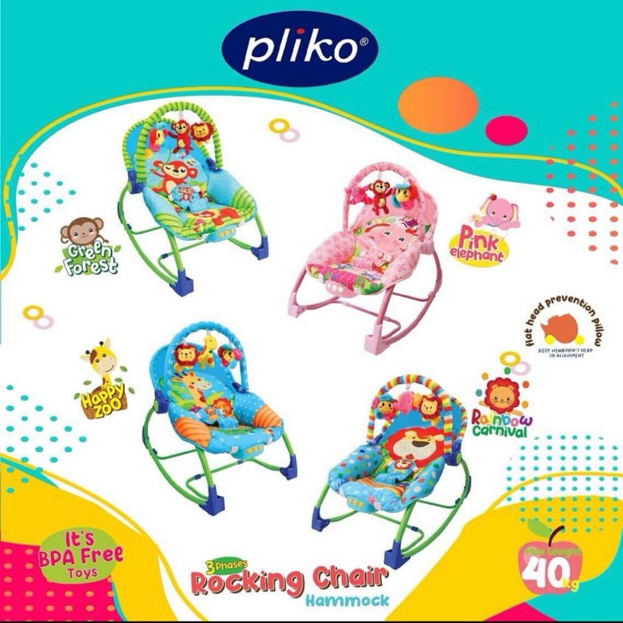 Bouncer pliko best sale rocking chair hammock