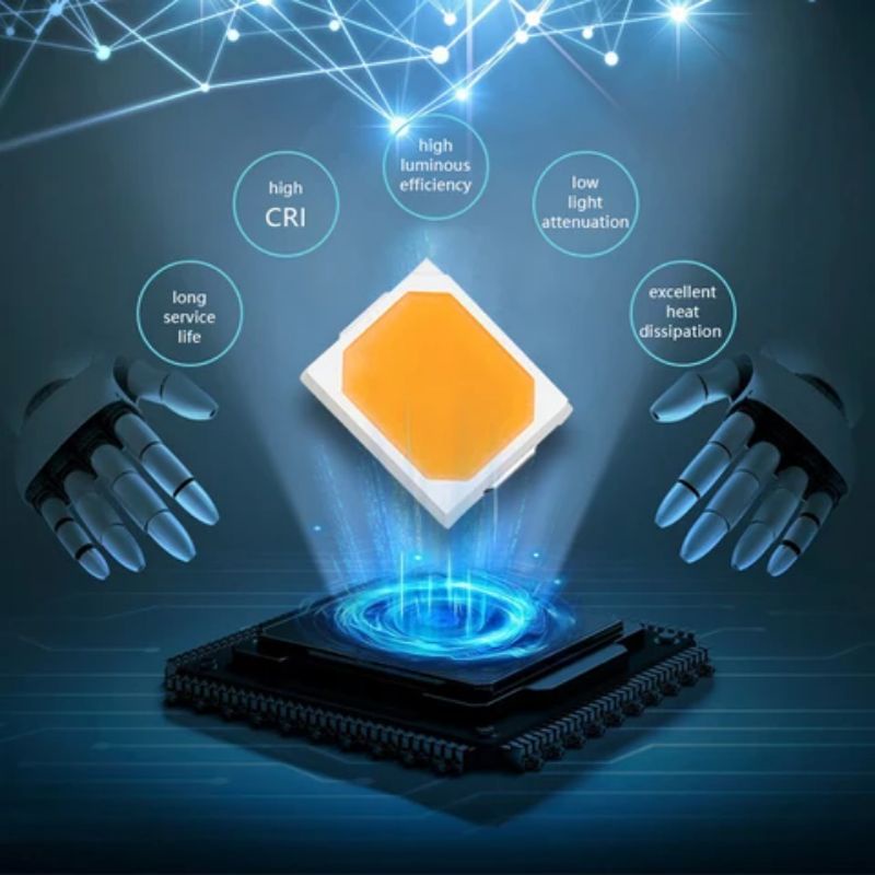 Jual smd led chip 2835 9v putih kuning hijau/1000pcs | Shopee Indonesia