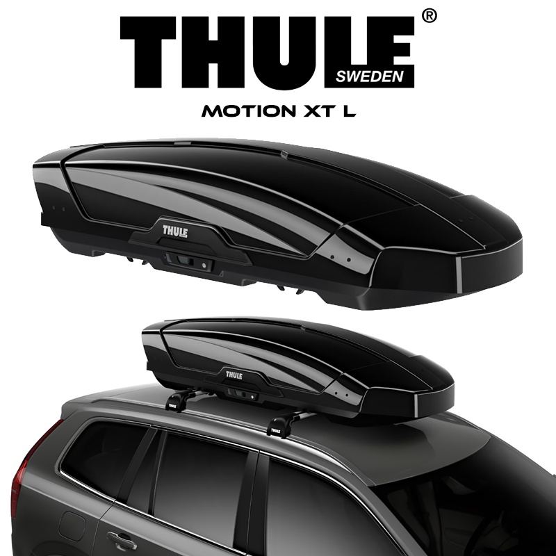 Roof Box THULE Motion XT L Black Glossy Titan Glossy Volume 450 Liter  Kapasitas Beban 75 kg Dual Side Opening ORIGINAL SWEDIA