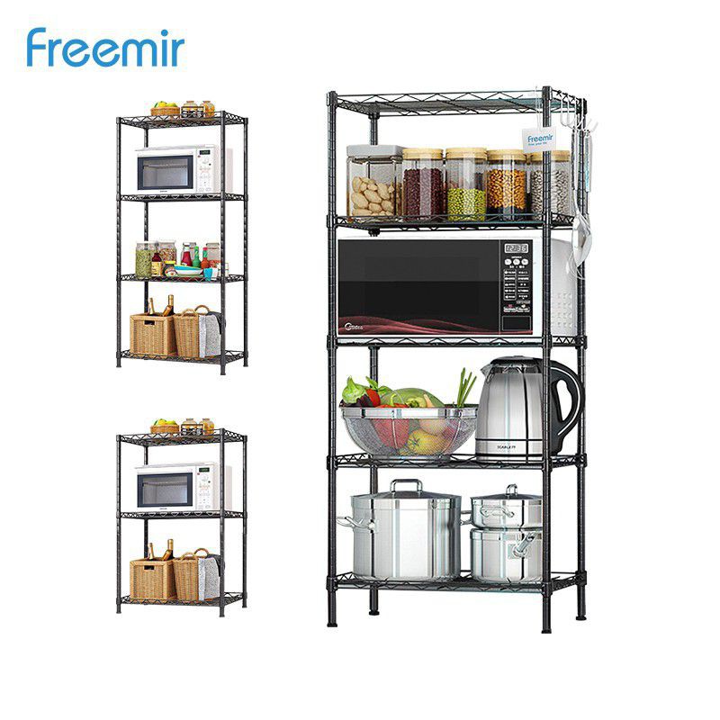 Jual Freemir Rak Penyimpanan Susun Besi Tingkat Storage Rack Dapur ...