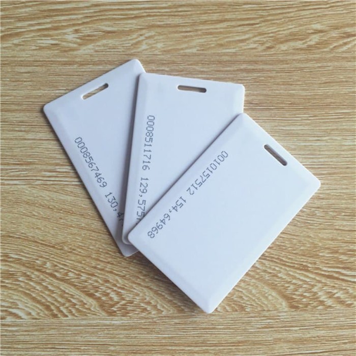Jual Kartu RFID 125Khz Read Only Non Writable Thick Tebal EM4100 125Khz ...