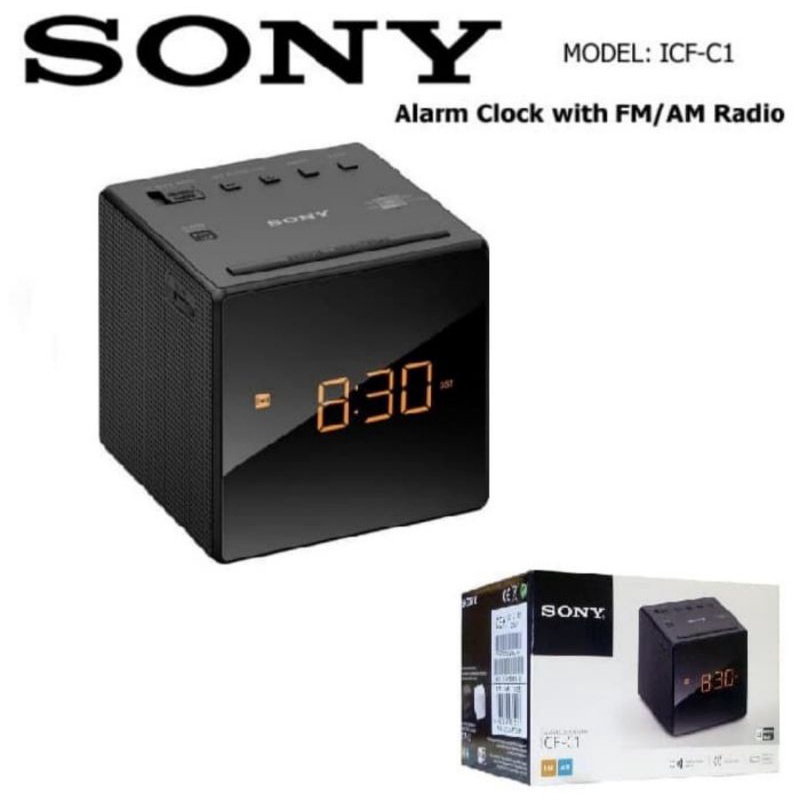 Jual Radio sony icf c1 alarm clock with fm/am radio Digital Shopee