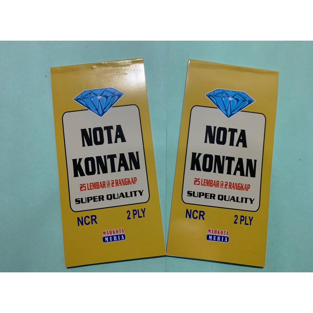 Jual Nota Rangkap 2, Nota NCR, Ukuran lebih Panjang dan Kolom Lebih ...