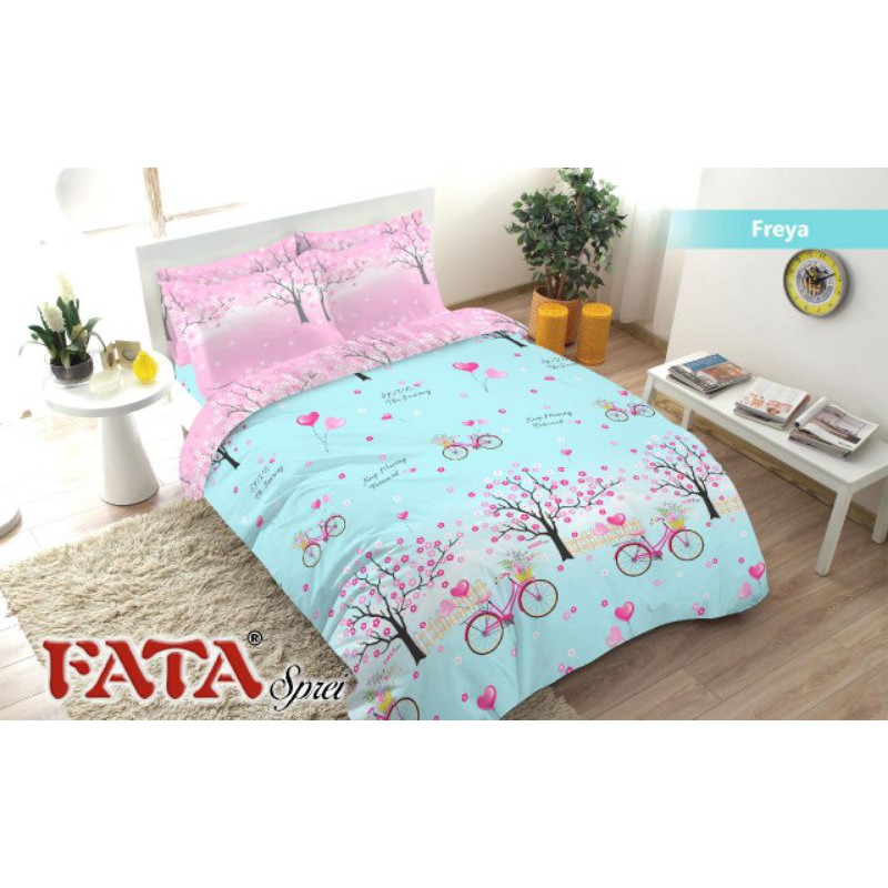 Jual Bedcover Set / Bed Cover FATA Minimalis Freya Ukuran King ...