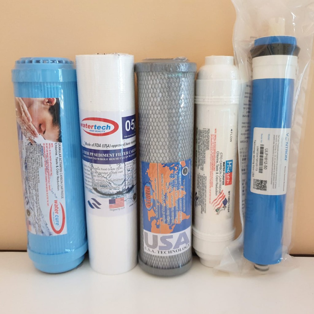 Jual Paket Filter Air / Filter RO 5 Tahap | Shopee Indonesia