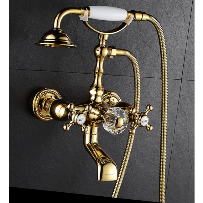 Jual Shower Golden Vertikal Imperial Selir Bathtub Shower Shower ...