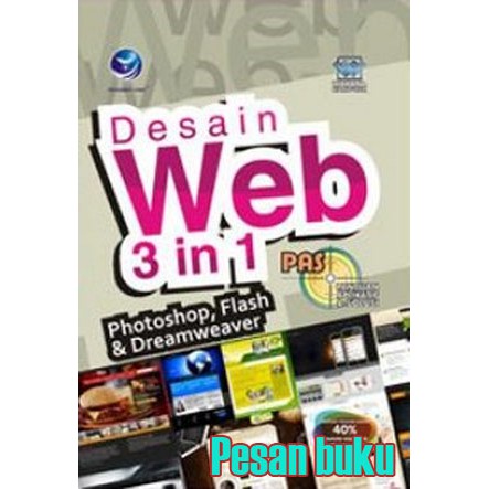 Jual Buku PAS : Desain Web 3 In 1 (Photoshop, Flash & Dreamweaver ...