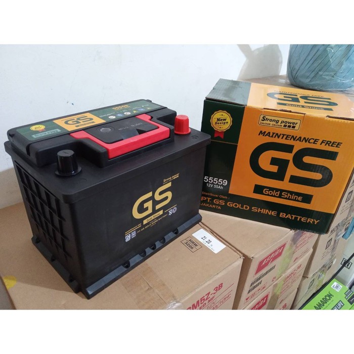 Jual Aki Mobil CHEVROLET TRAX -AVEO DIN 66 55559 GS MF 12V 55AH