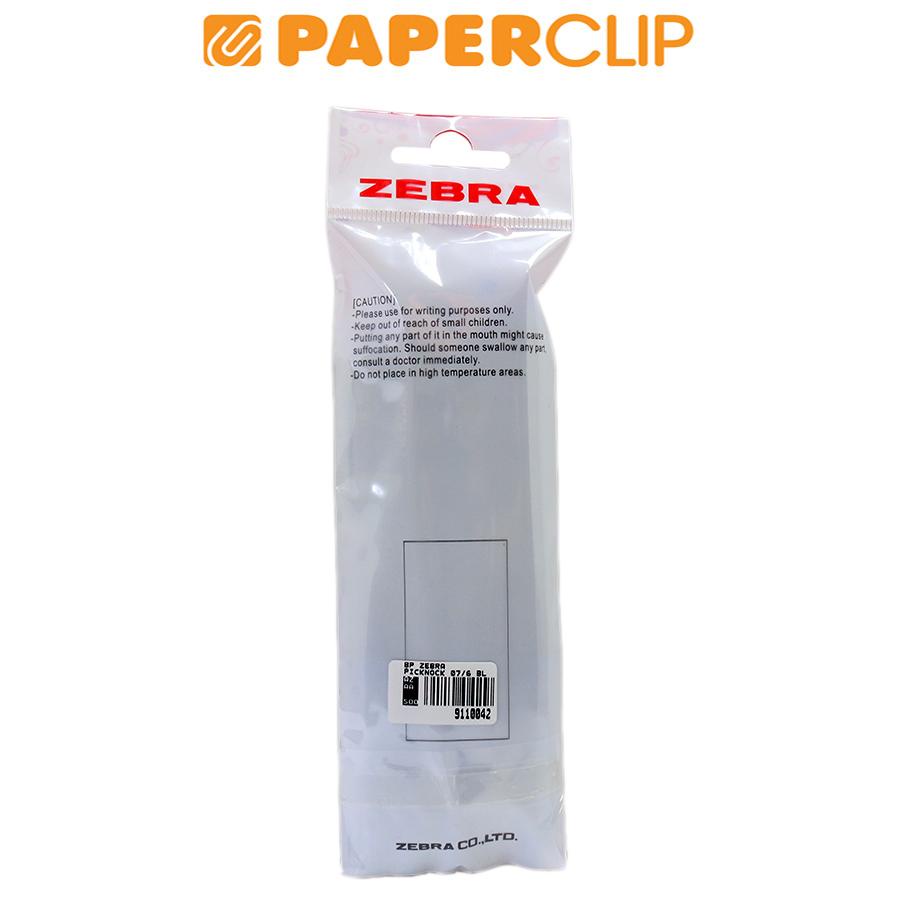 BALLPOINT ZEBRA PICKNOCK 07 ISI 6 BLUE (3)