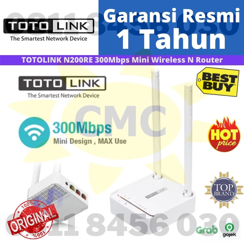 Jual Totolink Mini Wireless N Router 300mbps N200re V5 Resmi Shopee