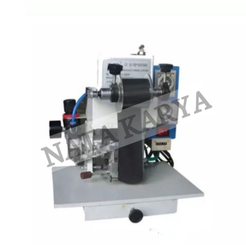 Jual mesin kode stamping foil pneumatic nomorator sepatu/ sandal ...