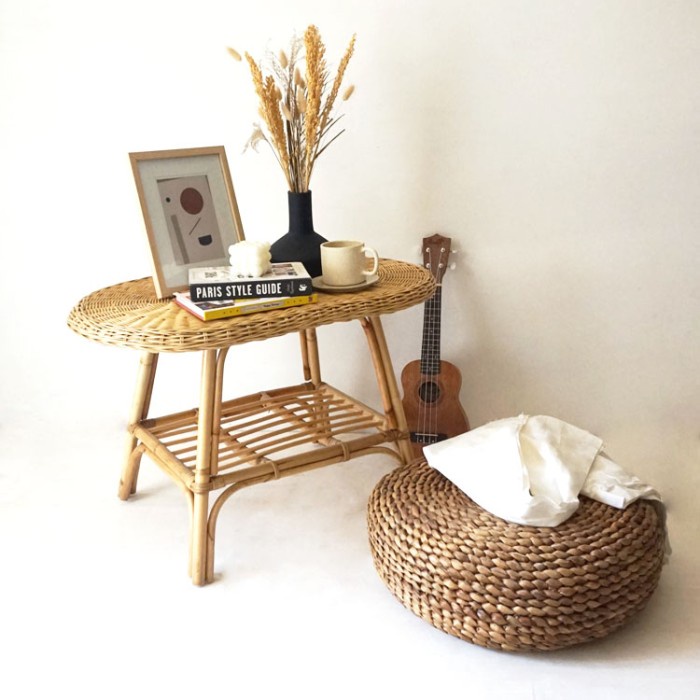 Jual New!! Meja Sudut/Side Table/Coffee Table/Meja Rotan/Meja Natural ...