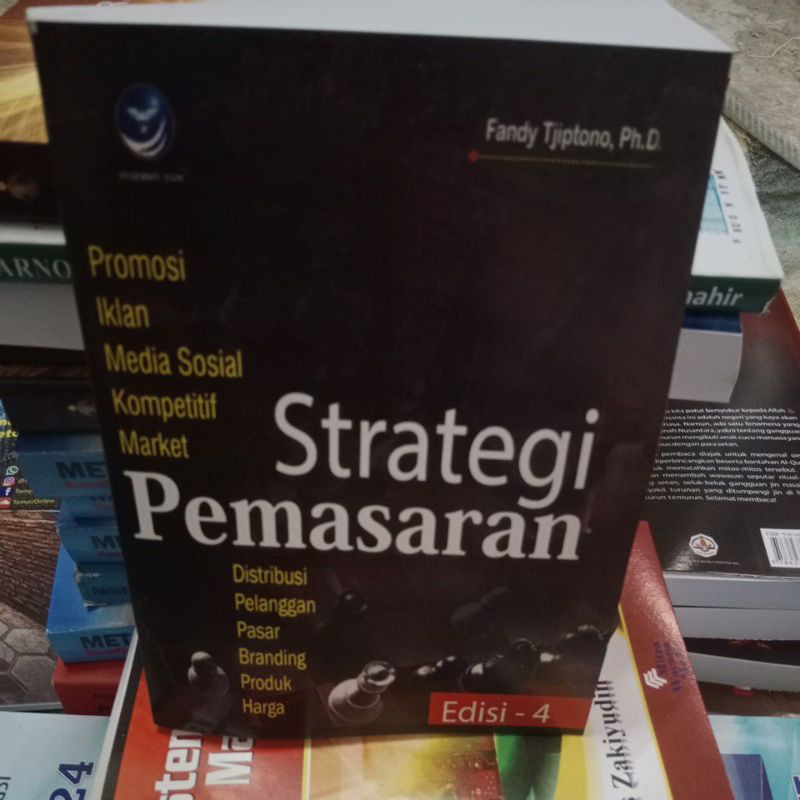 Jual Strategi Pemasaran By Fandy Tjiptono | Shopee Indonesia