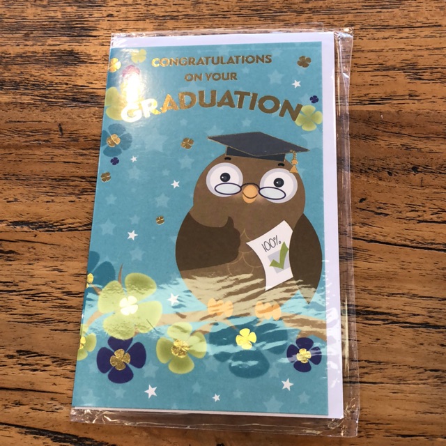 Jual Graduation card (owl) | Shopee Indonesia