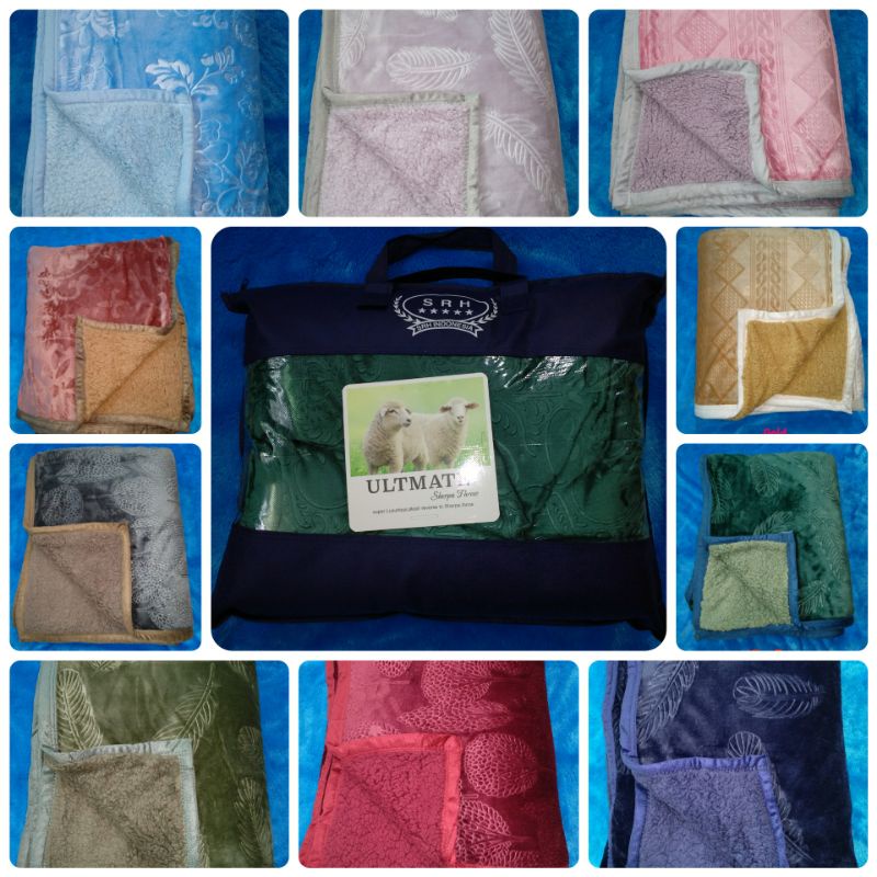 Jual Selimut Bulu Domba Embos(Ultimate) New Corak 180x200 | Shopee ...
