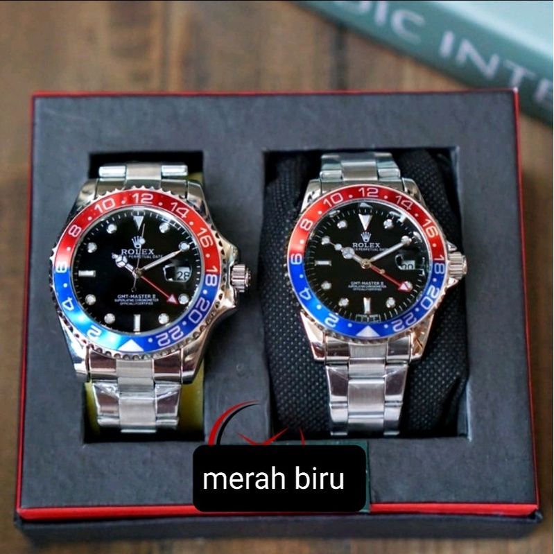 ROLEX AUTOMATIC SUBMARINER Couple Satuan GMT MASTER II Seri Batman Pepsi