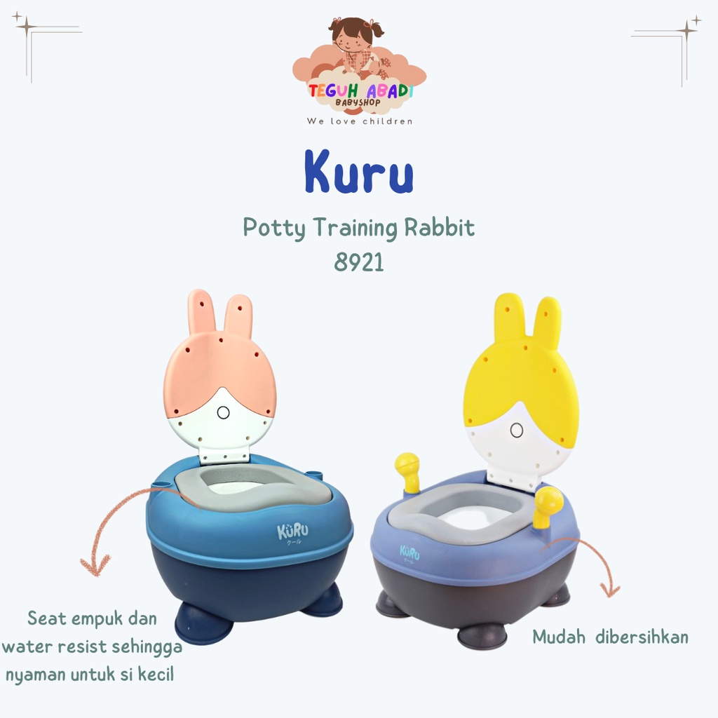 Jual [TA] Kuru Potty Training Rabbit Series 8921/Pispot Anak Motif ...
