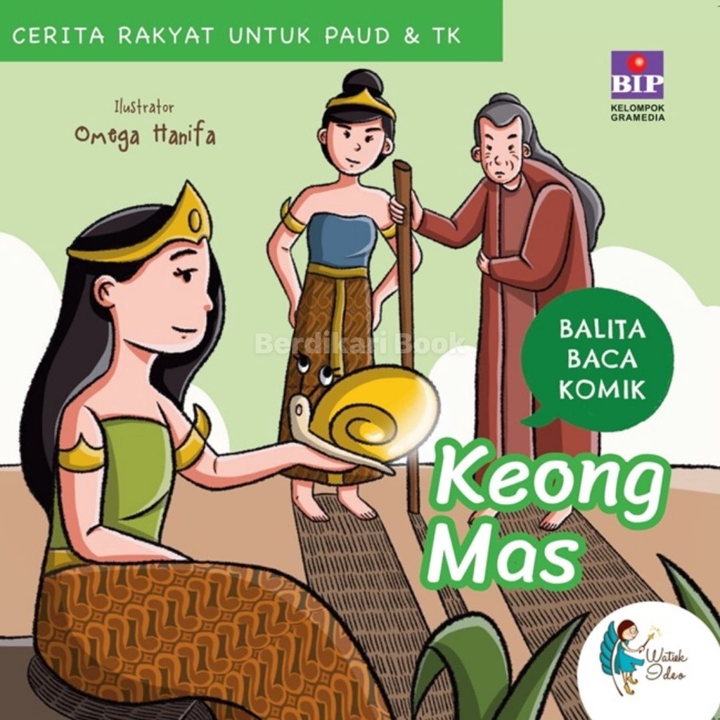 Jual Berdikari Balita Baca Komik Cerita Rakyat Keong Mas