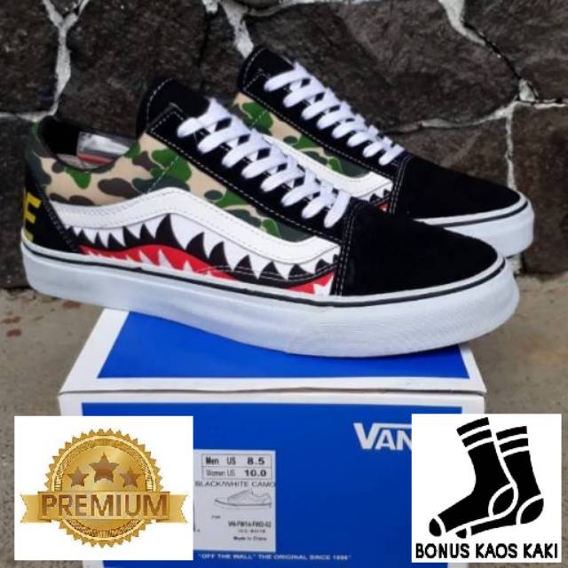 Vans x bape outlet harga