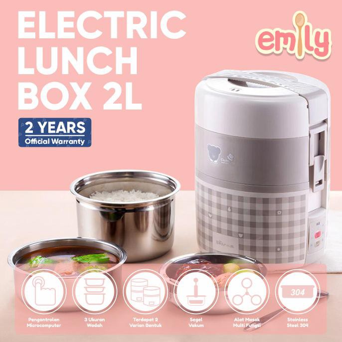Jual EMILY ELECTRIC LUNCH BOX 2L ELB 52001 Shopee Indonesia